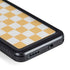 Yellow and White Checkerboard Galaxy S24 Waterproof Case